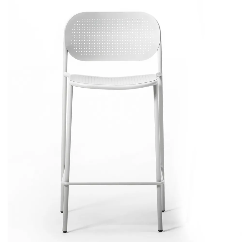 Viadurini in the Garden Outdoor Hocker-Stapelbarer Metallhocker für den Außenbereich Made in Italy 2 Stück - Synergy