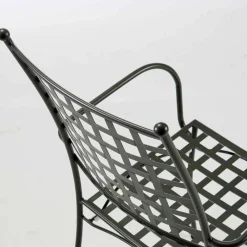 Viadurini in the Garden Metallsessel-Stapelbarer Metallsessel für den Außenbereich Hergestellt in Italien, 4 Stück - Pira