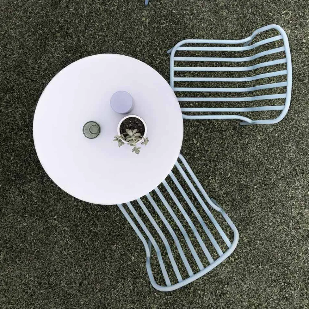 Viadurini in the Garden Gartenstühle Metall-Stapelbarer Metallstuhl für den Außenbereich Made in Italy 2 Stück - Simply