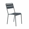 Viadurini in the Garden Gartenstühle Metall-Stapelbarer Outdoor Stuhl pulverbeschichtet Made in Italy, 4 Stück - Amina