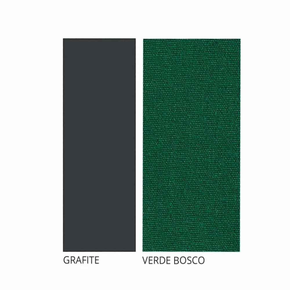 Viadurini in the Garden Gartenstühle Metall-Stapelbarer Outdoor-Eisenstuhl mit Kissen Made in Italy 2 Stück - Allegra