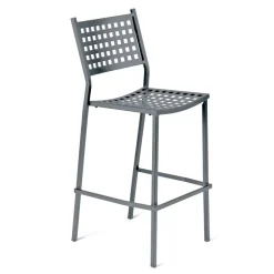 Viadurini in the Garden Outdoor Hocker-Stapelbarer Outdoor-Hocker aus lackiertem Stahl Made in Italy - Nilda