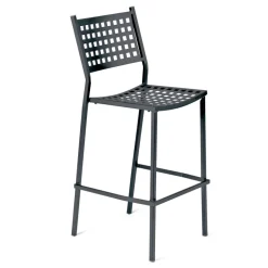 Viadurini in the Garden Outdoor Hocker-Stapelbarer Outdoor-Hocker aus lackiertem Stahl Made in Italy - Nilda