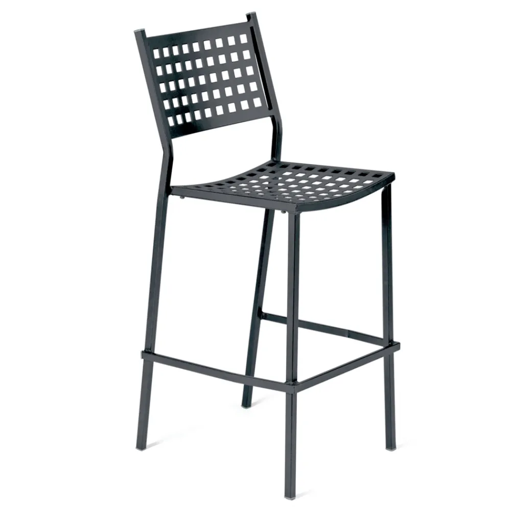 Viadurini in the Garden Outdoor Hocker-Stapelbarer Outdoor-Hocker aus lackiertem Stahl Made in Italy - Nilda