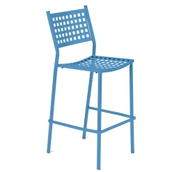 Viadurini in the Garden Outdoor Hocker-Stapelbarer Outdoor-Hocker aus lackiertem Stahl Made in Italy - Nilda