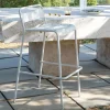 Viadurini in the Garden Outdoor Hocker-Stapelbarer Outdoor-Hocker aus verzinktem Metall Made in Italy - Amina
