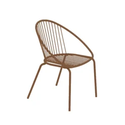 Viadurini in the Garden Metallsessel-Stapelbarer Outdoor-Sessel aus Stahl Made in Italy 2 Stück - Sansa