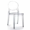 Viadurini Living Moderne Stühle-Stapelbarer Stuhl für den Innen- oder Außenbereich aus transparentem Polycarbonat – Pianeta