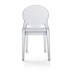 Viadurini Living Moderne Stühle-Stapelbarer Stuhl für den Innen- oder Außenbereich aus transparentem Polycarbonat – Pianeta