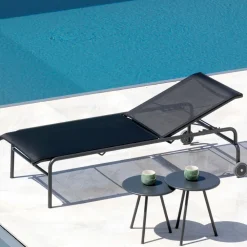 Viadurini in the Garden Sonnenliegen-Stapelbares Gartenbett aus Stahl Made in Italy 2 Stück - Arwen