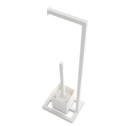 Viadurini Bathroom Toilettenpapierhalter-Stehender Toilettenpapierhalter aus Metall - Kani