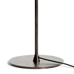 Viadurini Lighting Designer Stehlampen-Stehlampe aus dunklem Messing und Steinglas, hergestellt in Italien – Bottega