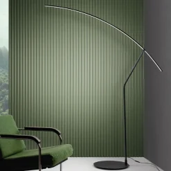 Viadurini Lighting Moderne Stehlampen-Stehlampe aus in verschiedenen Farben lackiertem Metall und dimmbarer LED – Ahorn