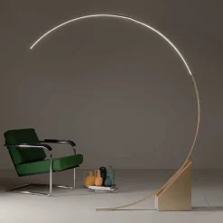 Viadurini Lighting Moderne Stehlampen-Stehlampe aus lackiertem Metall mit dimmbarem LED-Licht – Eukalyptus