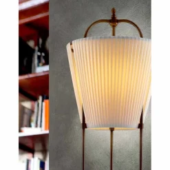 Aldo Bernardi Klassische Stehlampen-Stehlampe aus Messing Tenarunga von