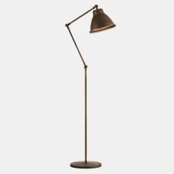 Il Fanale Vintage Stehlampen-Stehlampe aus Messing und Eisen mit Gelenk im Vintage-Stil - Loft von