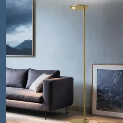 Viadurini Lighting Moderne Stehlampen-Stehlampe aus Metall mit verschiedenen Oberflächen Made in Italy - Lumi