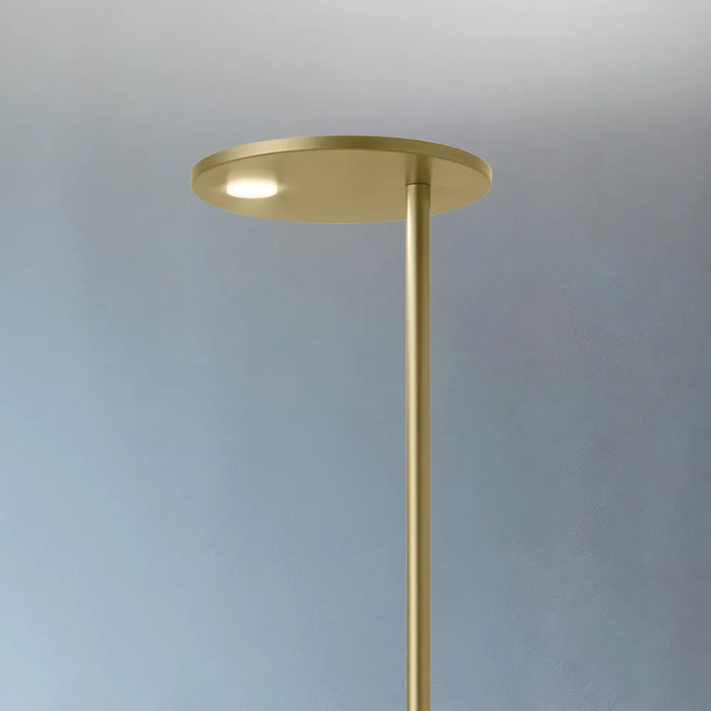 Viadurini Lighting Moderne Stehlampen-Stehlampe aus Metall mit verschiedenen Oberflächen Made in Italy - Lumi