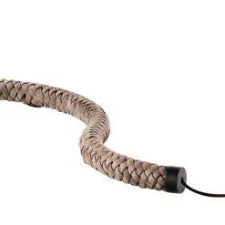 Grilli Designer Stehlampen-Stehlampe aus Metall und Stoff Snake made in Italy