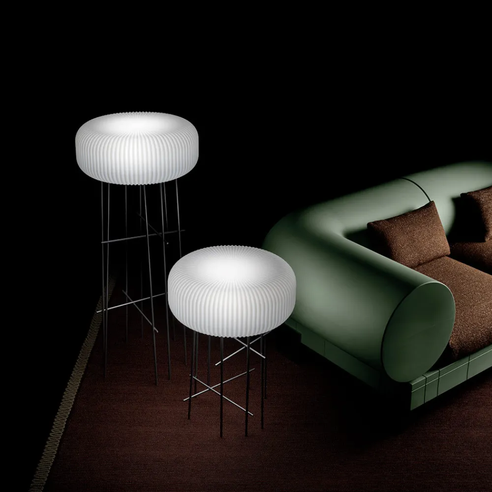 Viadurini Lighting Designer Stehlampen-Stehlampe aus Polyethylen in verschiedenen Größen - Disco