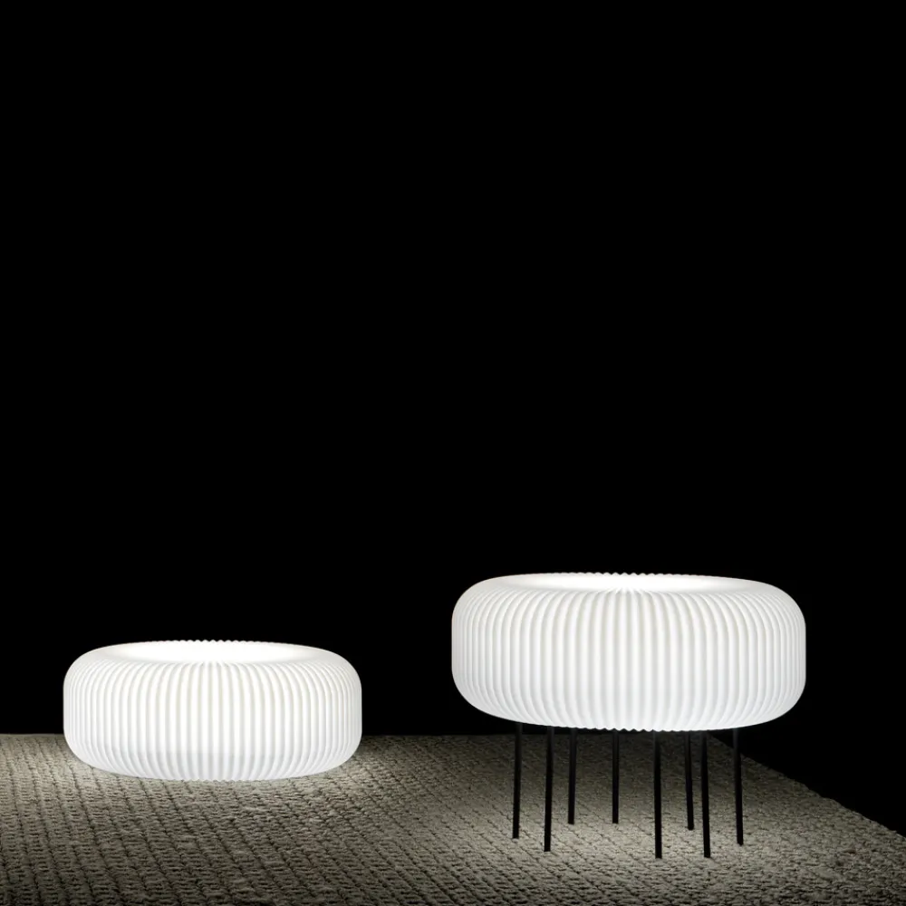 Viadurini Lighting Designer Stehlampen-Stehlampe aus Polyethylen in verschiedenen Größen - Disco