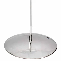 Viadurini Lighting Moderne Stehlampen-Stehlampe aus Stahl mit weißem Lampenschirm Hmax 149,5cm Moon