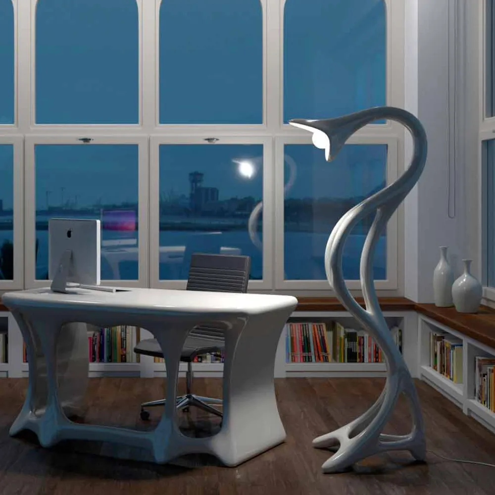 Viadurini Design Designer Stehlampen-Stehlampe in modernem Design Drago Made in Italy