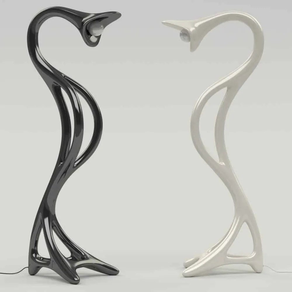 Viadurini Design Designer Stehlampen-Stehlampe in modernem Design Drago Made in Italy