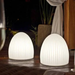 Viadurini Lighting Design Beleuchtung|Designer Stehlampen-Stehlampe in Polyethylen Attack Led, Solar oder E27 Design - Massostar