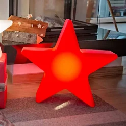 Viadurini Lighting Design Beleuchtung|Designer Stehlampen-Stehlampe in weißer oder roter Sternform, modernes Design - Ringostar