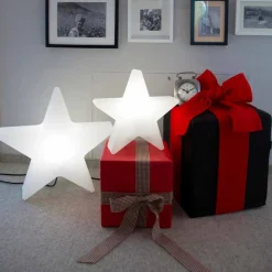 Viadurini Lighting Design Beleuchtung|Designer Stehlampen-Stehlampe in weißer oder roter Sternform, modernes Design - Ringostar