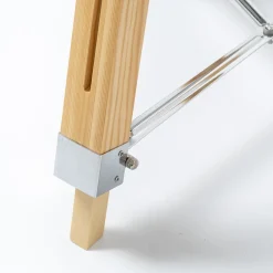 Viadurini Lighting Moderne Stehlampen-Stehlampe mit 3-Fuß-Holzfuß und Lampenschirm aus Segeltuch - Evette