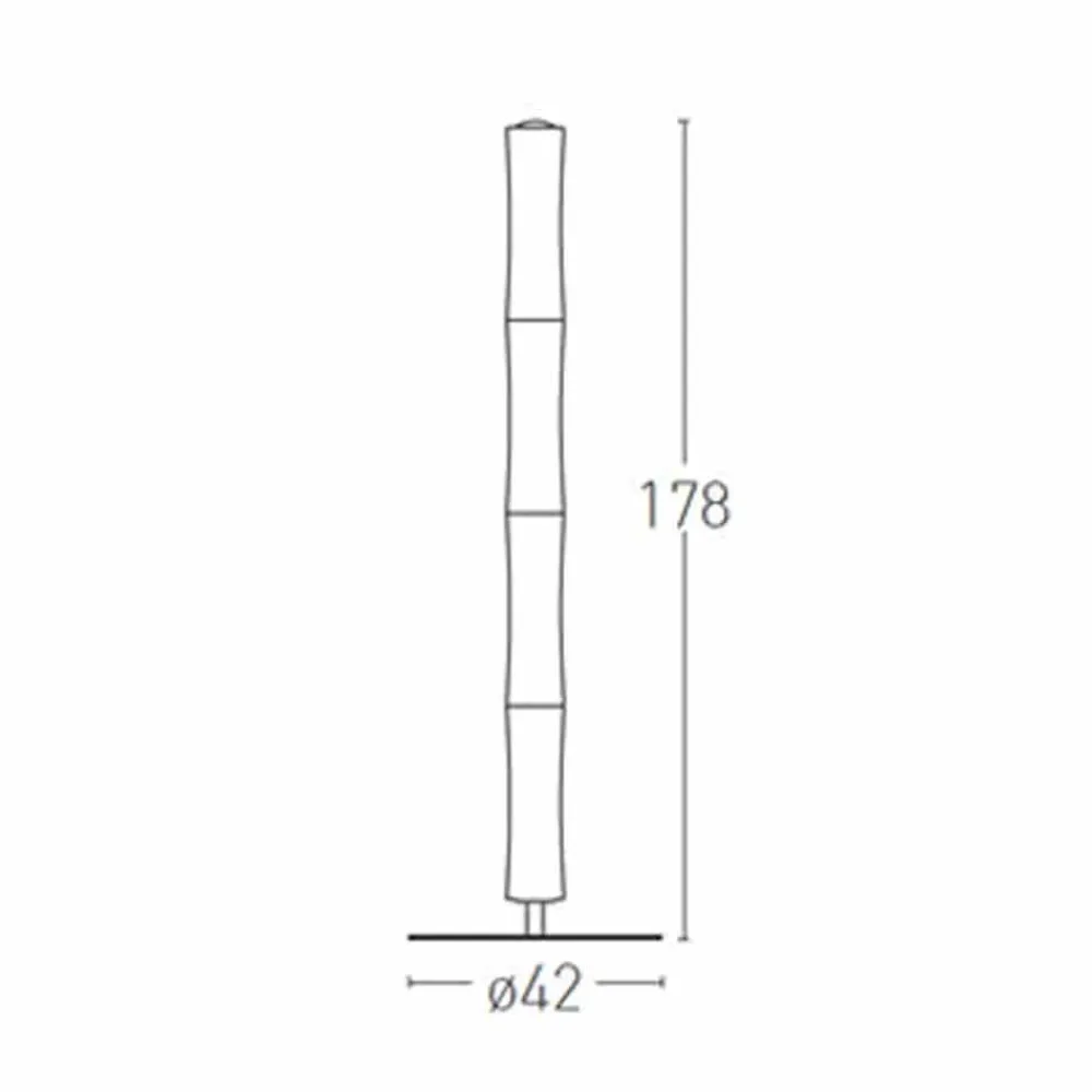 Viadurini Lighting Moderne Stehlampen-Stehlampe mit Lampenschirm aus weißem Polyethylen Made in Italy - Asturien