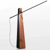 Viadurini Lighting Moderne Stehlampen-Stehlampe mit LED-Licht aus massiver Eiche Made in Italy, Precious - Calisto