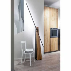 Viadurini Lighting Moderne Stehlampen-Stehlampe mit LED-Licht aus massiver Eiche Made in Italy, Precious - Calisto