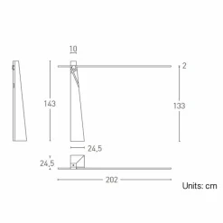 Viadurini Lighting Moderne Stehlampen-Stehlampe mit LED-Licht aus massiver Eiche Made in Italy, Precious - Calisto