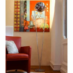 Viadurini Lighting Moderne Stehlampen-Stehlampe mit Metallstruktur und integrierter LED Made in Italy - Rione