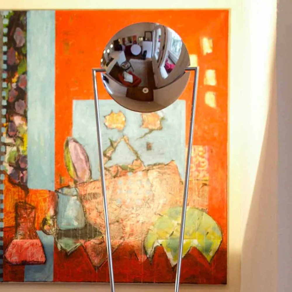 Viadurini Lighting Moderne Stehlampen-Stehlampe mit Metallstruktur und integrierter LED Made in Italy - Rione