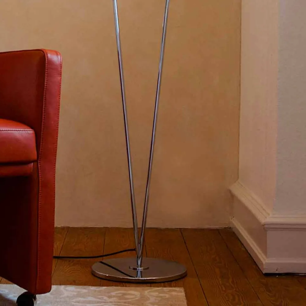 Viadurini Lighting Moderne Stehlampen-Stehlampe mit Metallstruktur und integrierter LED Made in Italy - Rione