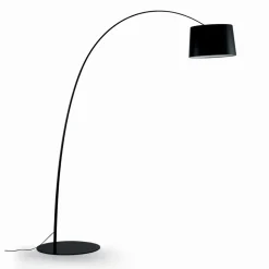 Viadurini Living Moderne Stehlampen-Stehlampe mit schwarzem Carbon-Stiel, hergestellt in Italien – Terni