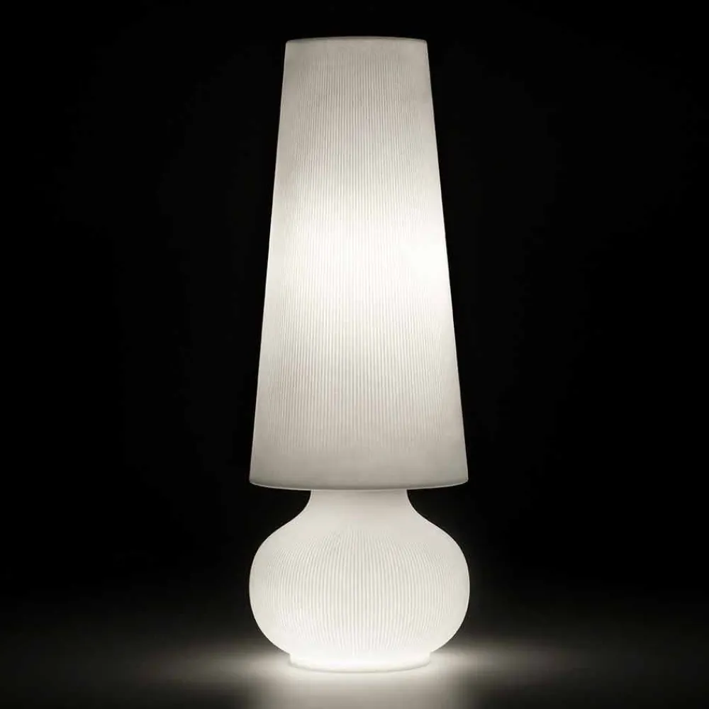 Viadurini Lighting Design Beleuchtung-Stehleuchte für den Außenbereich mit Polyethylenstruktur Made in Italy - Desmond