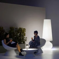 Viadurini Lighting Design Beleuchtung-Stehleuchte für den Außenbereich mit Polyethylenstruktur Made in Italy - Desmond