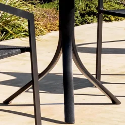 Viadurini in the Garden Garten Beistelltisch-Stehtisch im Freien mit 3 liegenden Aluminiumbeinen in 2 Ausführungen - Filomena