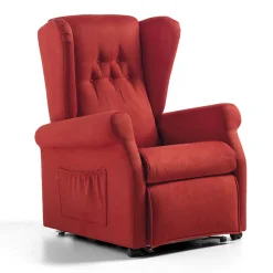 Viadurini Living Aufstehsessel Und Massagesessel-Stoff-Liftsessel mit Lift-, Relax- und Bettfunktion – Romina