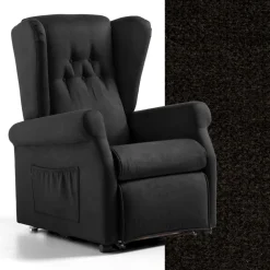 Viadurini Living Aufstehsessel Und Massagesessel-Stoff-Liftsessel mit Lift-, Relax- und Bettfunktion – Romina