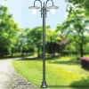 Viadurini Lighting Gartenlampion-Straßenlampe im Vintage-Stil mit 3 Lichtern aus Aluminium, hergestellt in Italien – Belen