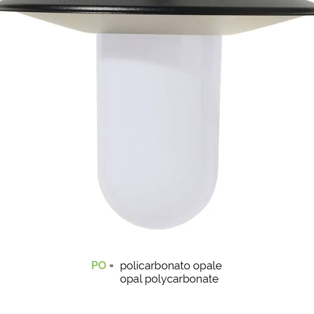 Viadurini Lighting Gartenlampion-Straßenlampe im Vintage-Stil mit 3 Lichtern aus grauem Aluminium, hergestellt in Italien – Belen