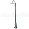 Viadurini Lighting Gartenlampion-Straßenlaterne im Vintage-Stil aus anthrazitgrauem Aluminium, hergestellt in Italien – Belen