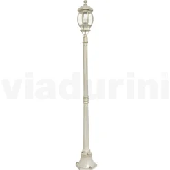 Viadurini Lighting Gartenlampion-Straßenlaterne im Vintage-Stil aus weißem Aluminium, hergestellt in Italien – Dodo