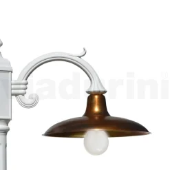 Viadurini Lighting Gartenlampion-Straßenlaterne im Vintage-Stil, 2 Lichter, aus Aluminium und Messing, hergestellt in Italien – Adela